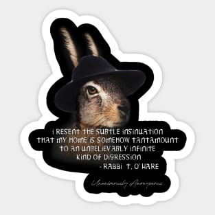 Rabbi T. O'Hare Sticker